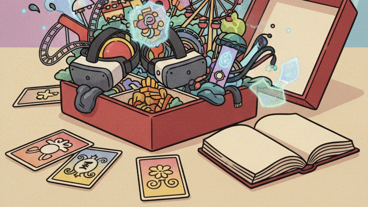 Loisirs immersifs : quand t’achètes du rêve en barquette, mon tarot préfère le réel en vrac 🃏