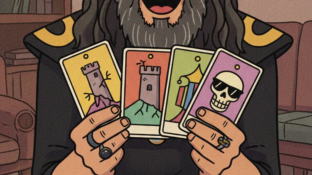 Tirage tarot amour gratuit : l’indie sleaze revient, et mes cartes rigolent de tes vieux jeans slims 😂