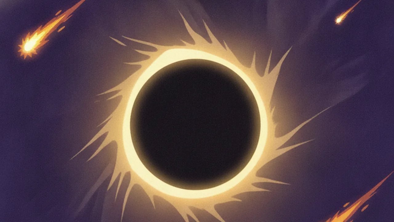 Quand le Soleil fait son show et les Perséides la clôture : moi, je bats les cartes pour savoir qui va louper l’éclipse derrière un nuage 🌚