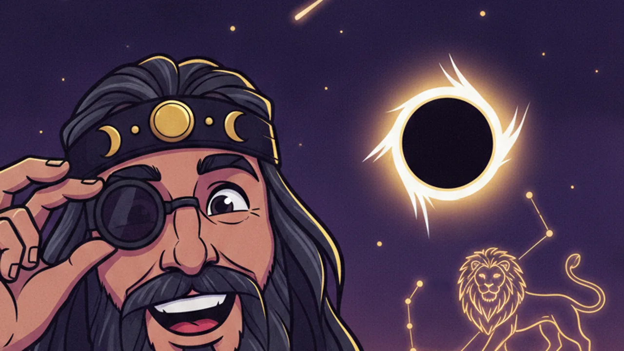 Horoscope spécial éclipse — mercredi 12 août 2026 : le Soleil s'éteint sur la Nouvelle Lune en Lion, Haroun lit dans le noir 🌑🔮