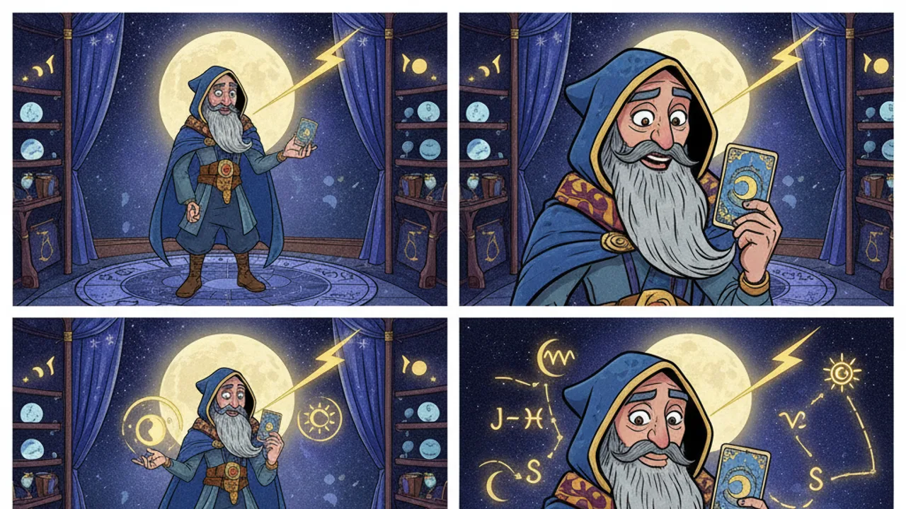 jeudi 27 août 2026 : la Lune presque pleine en Verseau tire le rideau, le Soleil et Mercure chuchotent en Vierge — Haroun lit le vrai ciel au degré près 🔮