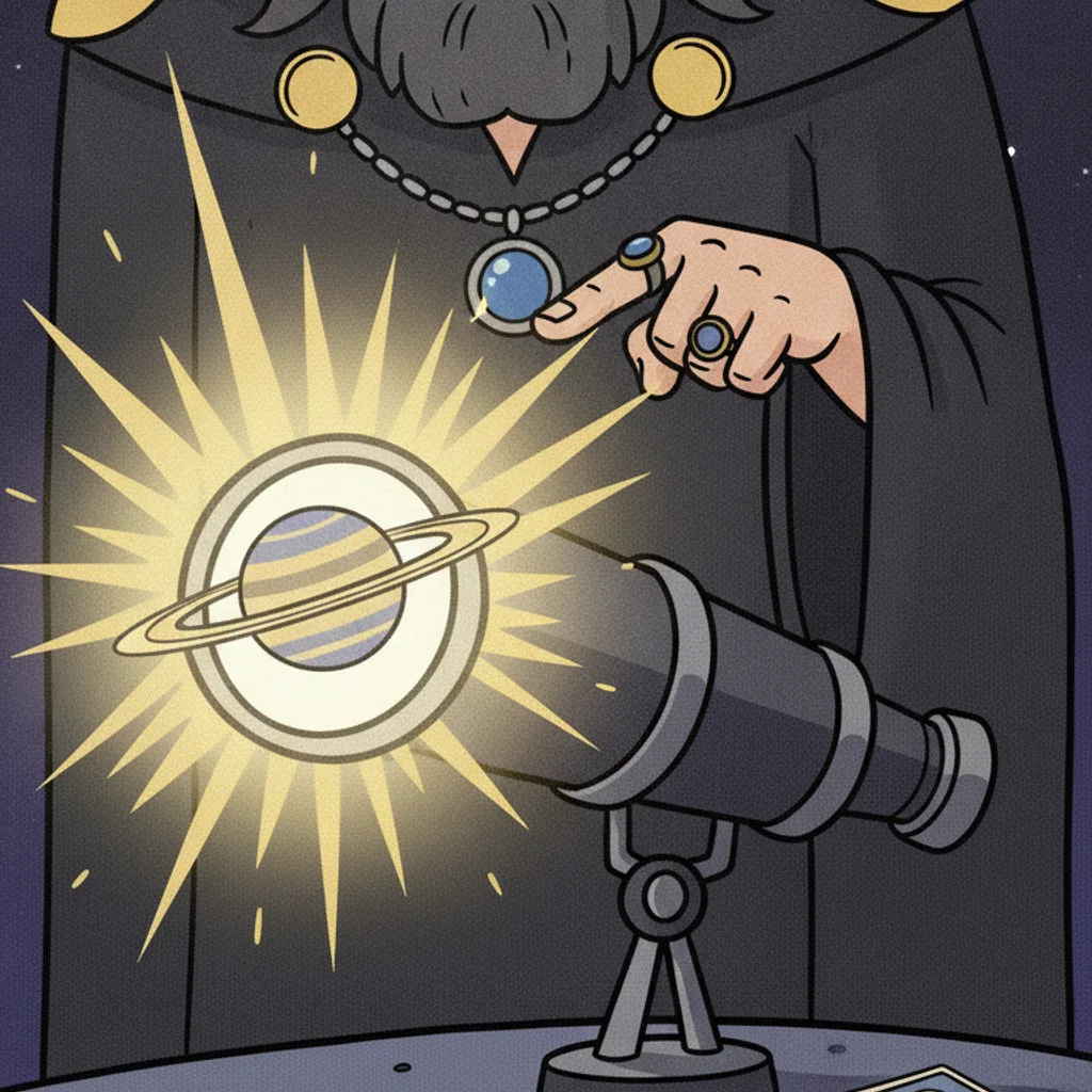 Saturne claque un flash mystérieux, et toi tu te caches encore derrière tes anneaux ? 😂